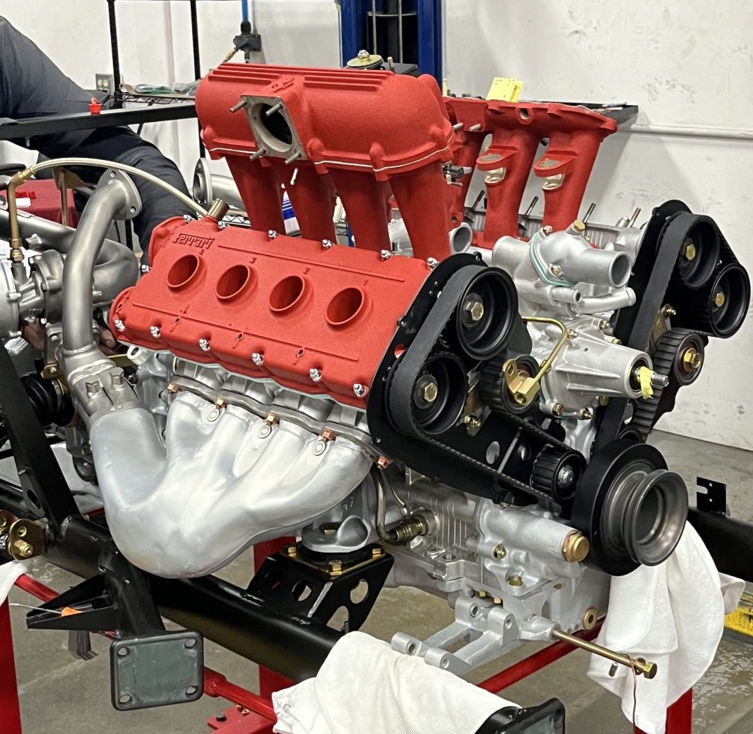 Ferrari 288 GTO Engine Restoration: Perfecting the Iconic Red Crystalline Finish